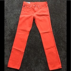 Abercrombie Kids orange jeans boys 16 skinny fit